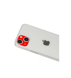Apple iPhone 13 Rainbow Kamera Lens Koruma Cam - Kırmızı