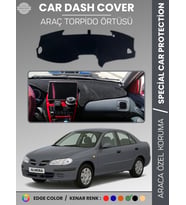 NİSSAN ALMERA EKRANLI (2000-2006) Torpido Örtüsü Premium Torpido Koruma Araca Özel UV Koruma
