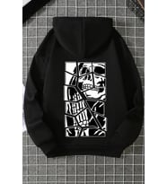 Skullcracked Unisex Pamuk Sweatshirt (Siyah)