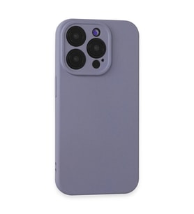 Apple İphone 15 Pro Kılıf Nano İçi Kadife Silikon - Lila