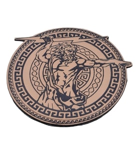 ZEUS - Deri Peç - Arma - Leather Patch (Bej)