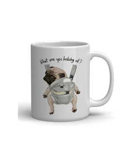 Pug Köpek Baskılı