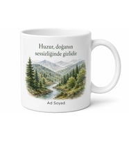 Kırklareli Doğa Kaçamağı Temalı Kupa Bardak Özel Tasarım Hediye