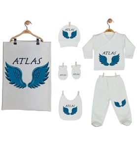 Pia Baby Gl 2204 İsme Özel Battaniye Zıbın Set