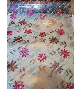 ŞEFFAF MASA ÖRTÜSÜ 1,7 mm 80 cm x 140 cm Kalın DESENLİ Pvc Kaymaz Masa Örtüsü Koruyucu 80 CM X 140 CM