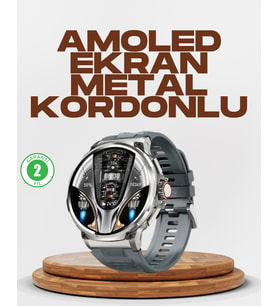 Şık Metal Kasa ve Değiştirilebilir Kordonlarla SW80 Smartwatch