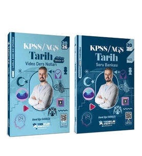 Yediiklim Yayınları 2026 KPSS Tarih Atölye Video Ders Notları ve Soru Bankası Seti 2 Kitap