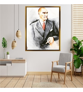 ÇERÇEVELİ ATATÜRK TABLO S358
