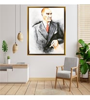 ÇERÇEVELİ ATATÜRK TABLO S358