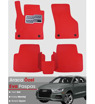 AUDİ Q3 (2011-2018) Uyumlu EVA Paspas Tam Set–Araca Özel,Su Geçirmez,Hızlı ve Kolay Montaj