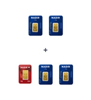 Nadir Gold 24 Ayar 11 Gram Külçe Altın (4 Adet 2,5 Gram Külçe Altın + 1 Adet 1 Gram Külçe Altın )