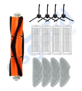 Xiaomi Mop 2 Pro (MJST1SHW) -Mop 2 Lite Uyumlu 1 Ana Fırça 4 Yan Fırça 4 Filtre 4 Mop PKT-iasgf0000392