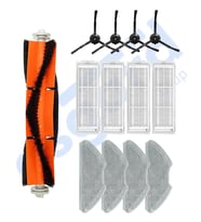 Xiaomi Mop 2 Pro (MJST1SHW) -Mop 2 Lite Uyumlu 1 Ana Fırça 4 Yan Fırça 4 Filtre 4 Mop PKT-iasgf0000392