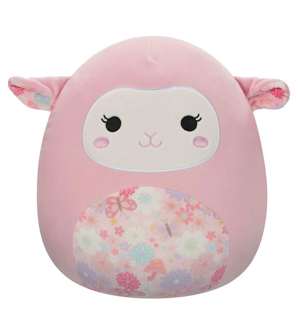 Peluche Squishmallows Stackables de 30 cm Harris le chien marron à l