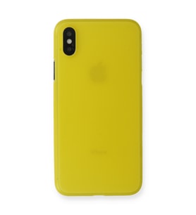 Iphone Xs Kılıf Pp İnce Kapak - Sarı
