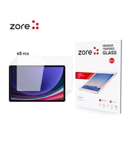 Samsung Galaxy Tab S10 Plus 12.4inç Tablet Set 5 adet Temperli Cam Ekran Koruyuc (Renksiz)