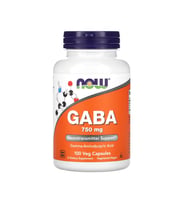 NOW Sport GA.BA 750mg 100 Veg Capsul ABD Menşei.