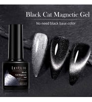 Black cat Magnetic 7 ml (Siyah) Kedi gözü Manyetik oje (56575)