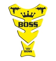 Universal Motosiklet Tank Pad Boss Sarı