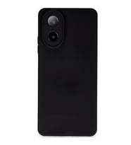 Oppo A38 Kılıf Nano İçi Kadife Silikon - Siyah