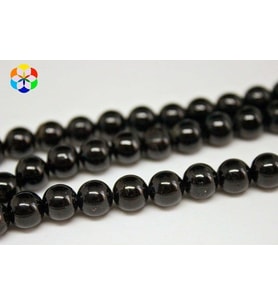 Turmalin Taşı YARIM Dizi 8mm (18cm uzunluğundadır)