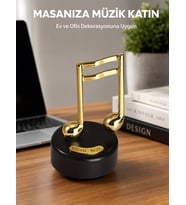 Altın Nota Temalı Müzik Kutusu Müzikli Hediyelik Yeni Nesil