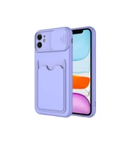 Apple iPhone 11 Uyumlu Kılıf Zore Kartix Kapak (Lila)