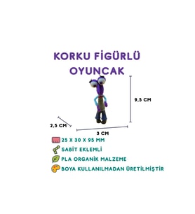 Ters Yüz Korku Figür - 3D Karakter Oyuncak