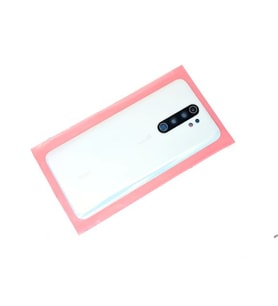 Xiaomi Redmi NOTE 8 PRO Arka pil Batarya Kapağı (Cam Lensli) Beyaz