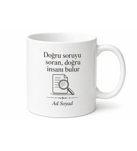 İnsan Kaynakları Mülakat Soruları Özgeçmiş İnceleme Hediye Kupa Bardak IK Uzmanı