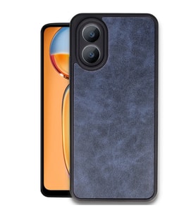 Oppo A38 Kılıf Aras Deri Kapak - Lacivert