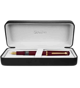 SCRIKSS 419 DOLMA KALEM BORDO ÖZEL KUTU