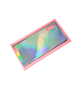 Tkgz Samsung Galaxy NOTE 10 PLUS Arka Pil Batarya Kapağı (CAM) GRİ