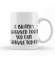 Britney Survived 2007 Kupa Bardak Porselen