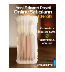33x40 cm 10 Adet Havalı Poşet Airbag Airbed Ambalaj (20’li-50’li-100’lü Mevcut)