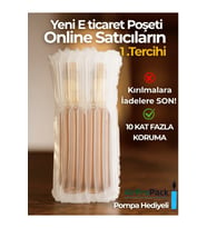 33x40 cm 10 Adet Havalı Poşet Airbag Airbed Ambalaj (20’li-50’li-100’lü Mevcut)