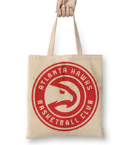 Basketbol Takımı Atlanta Hawks Bez Çanta Uzun Saplı