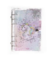 MEKANİZMALI SİMLİ VE SULU KAPAKLI DESENLİ DEFTER Unicorn 3 (Karışık)