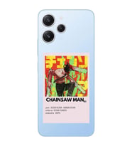 Xiaomi REDMI 12 Uyumlu Chainsaw Man Anime Desenli Şeffaf Telefon Kılıfı