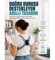 Titreşim Uyarılı Akıllı Düzeltici Günlük Kullanıma Uygun Dik Duruş Cihazı