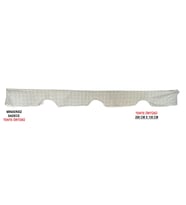 TENTE Salıncak Tentesi Gölgelik 3 Kişilik Tente Gölgelik 200x130 CM-GRİ