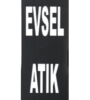 Evsel Atık etiketi A5 boy 5 adet