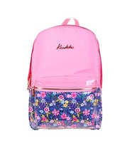 Kaukko Soft Floral Sırt Çantası Pink K1732