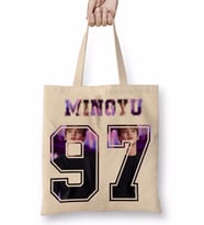 Kim Mingyu 97 Bez Çanta Uzun Saplı