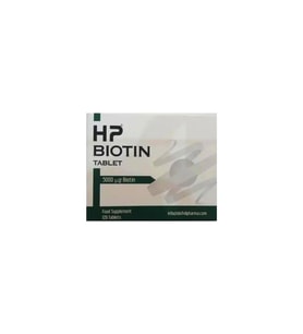 HP Biotin 5000mcg Takviye Edici Gıda 120 Tablet