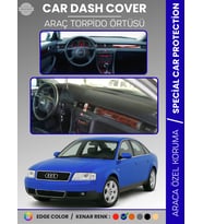 AUDI A6 (1997-2004) Torpido Örtüsü Ön Göğüs Koruma Torpido Koruma Araca Özel Kaymaz Kolay Montaj