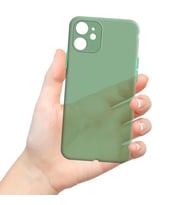 Apple iPhone 11 Uyumlu Ultra İnce Zar Telefon Kılıfı (Yeşil)
