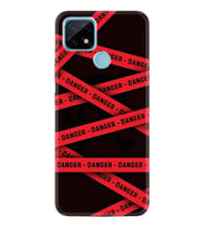 Realme C11 C21 C21Y C25Y C11 2021 Kılıf Desemli Silikon Danger 1372