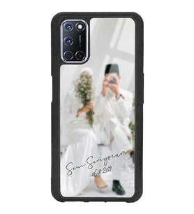 Oppo A72 Uyumlu Notlu Bulanık Fotoğraf Tasarımlı Glossy Telefon Kılıfı