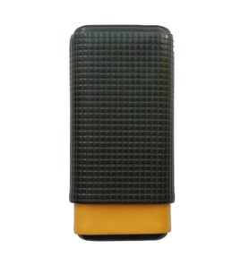 Cohiba 3'lü Sarı-Siyah Puro Kılıfı
